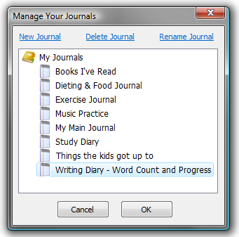Manage Your Journals